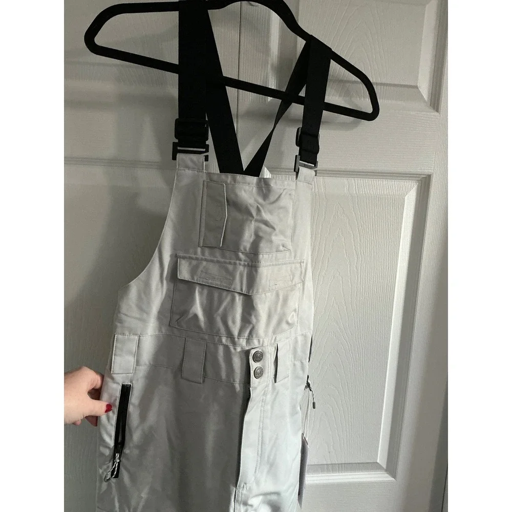 Obermeyer Kids‎ Snow Bib Size Large Ski Snowboard Moonstone Waterproof Insulated